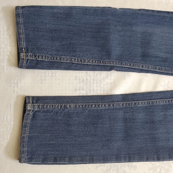 NWT New Levi's Blue Denim Boyfriend Jeans Girls Size 8 Regular Tapered Leg - Picture 6 of 7